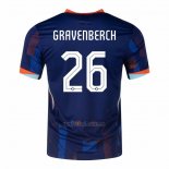 Camiseta Paises Bajos Jugador Gravenberch Segunda 2024-2025