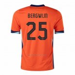 Camiseta Paises Bajos Jugador Bergwijn Primera 2024-2025