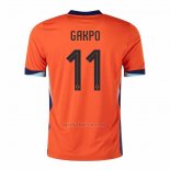 Camiseta Paises Bajos Jugador Gakpo Primera 2024-2025