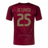 Camiseta Belgica Jugador De Cuyper Primera 2024