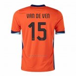 Camiseta Paises Bajos Jugador Van de Ven Primera 2024-2025