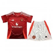 Camiseta Manchester United Primera Nino 2024-2025