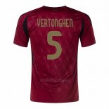 Camiseta Belgica Jugador Vertonghen Primera 2024